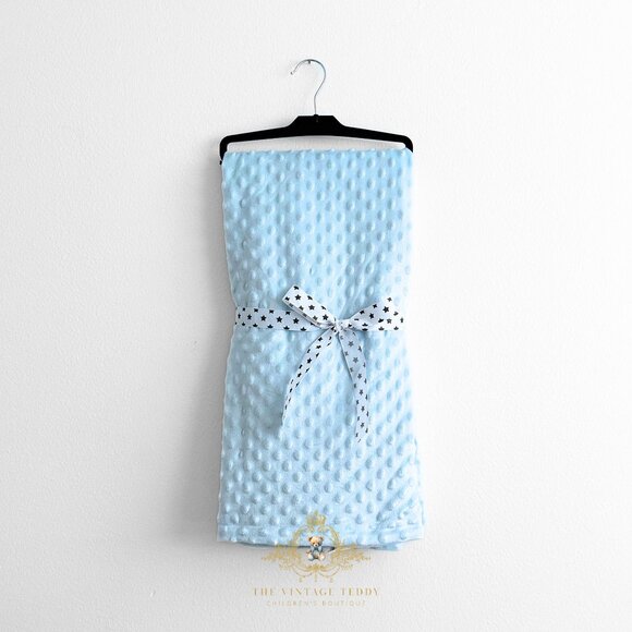 NWT Cute Children's Soft Plush Minky Reversible Blanket Mr. Whale & Friends - Picture 2 of 4